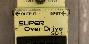 Boss SD-1 super overdrive Black Label