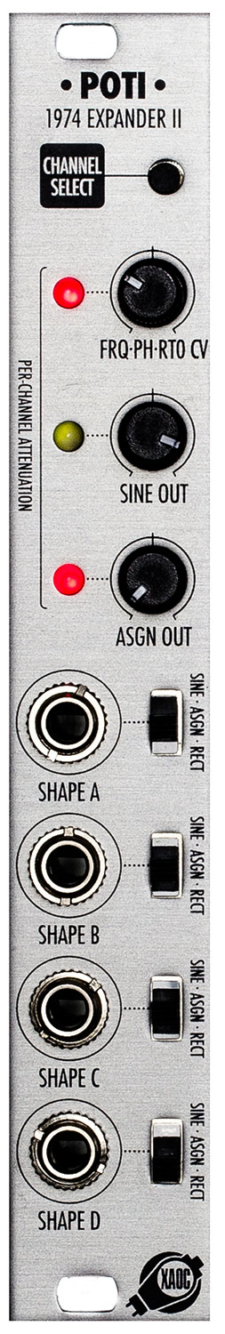 Xaoc Devices Poti II front panel