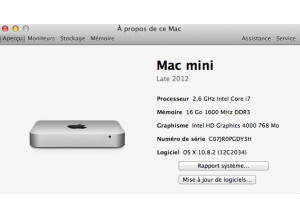 Apple Mac Mini intel I7 2,6Ghz (81939)