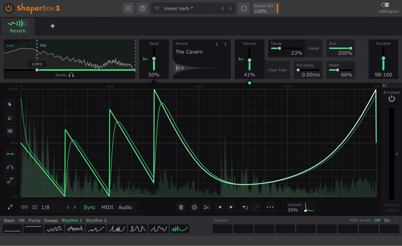 screenshot reverbshaper