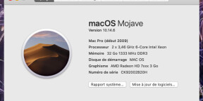 Mac Pro 2x3,46 GHz 6-core Intel Xeon