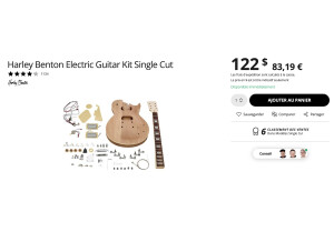 Harley Benton Electric Guitar Kit Single Cut (78722)