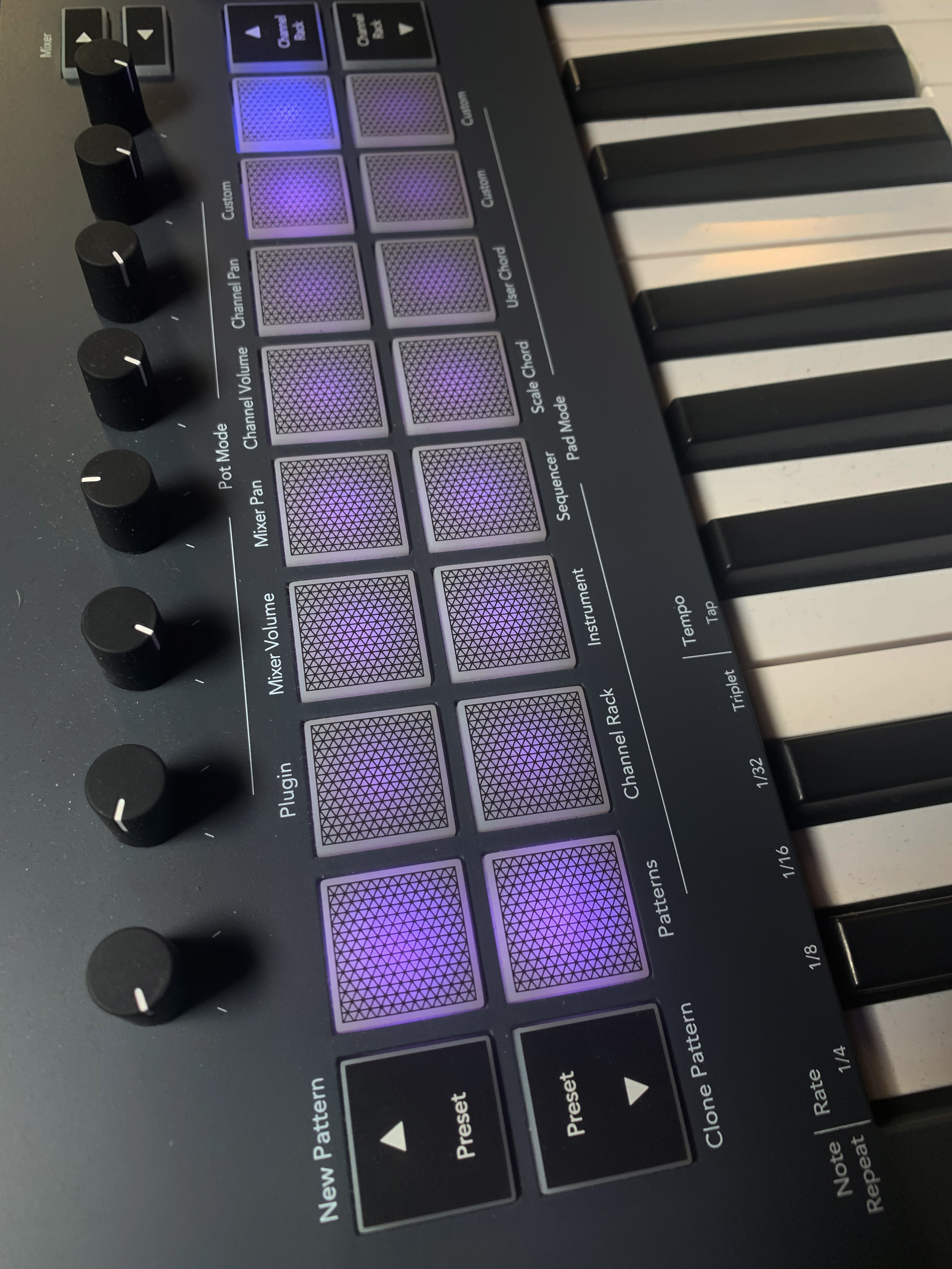 Novation FLkey 61 : pads