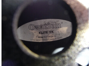 Ovation Elite TX D Scale