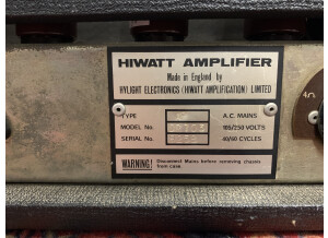 Hiwatt Custom 100 Head / DR-103 (83697)