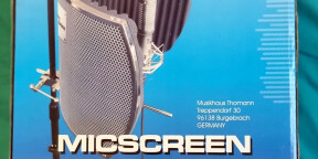 Vends protection acoustique pour micro avec système de fixation sur pier T-Bone Mic-Screen XL
