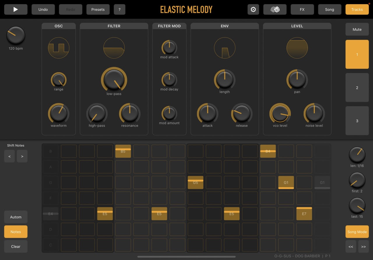 Elastic Melody