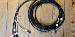 6 Câbles fibre optique slim ADAT Tos-link (SPdif) - 4m