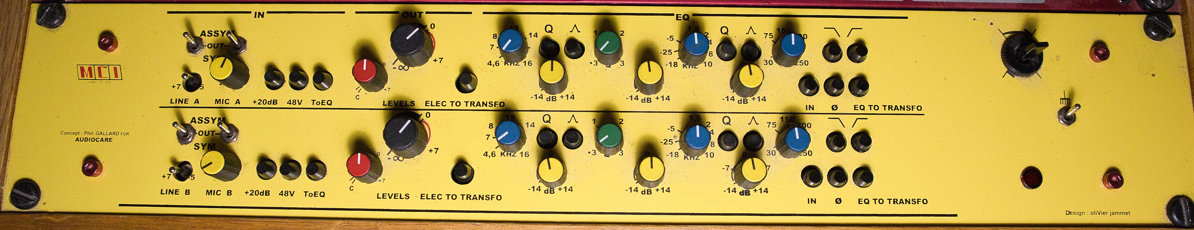 Vends Préampli Stéréo MCI / SONY JH600