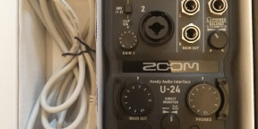 Vends interface audio Zoom U-24