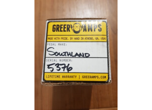 Greer Amplification Southland Harmonic Overdrive