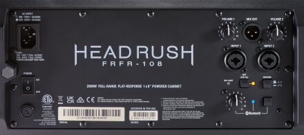 HeadRush Electronics FRFR-108 MKII : FRFR-108 MKII BACK HeadRush Electronics FRFR-108 MKII : FRFR-108 MKII BACK