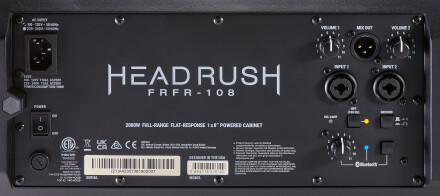 HeadRush Electronics FRFR-108 MKII : FRFR-108 MKII BACK HeadRush Electronics FRFR-108 MKII : FRFR-108 MKII BACK