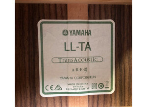 Yamaha TransAcoustic LL-TA