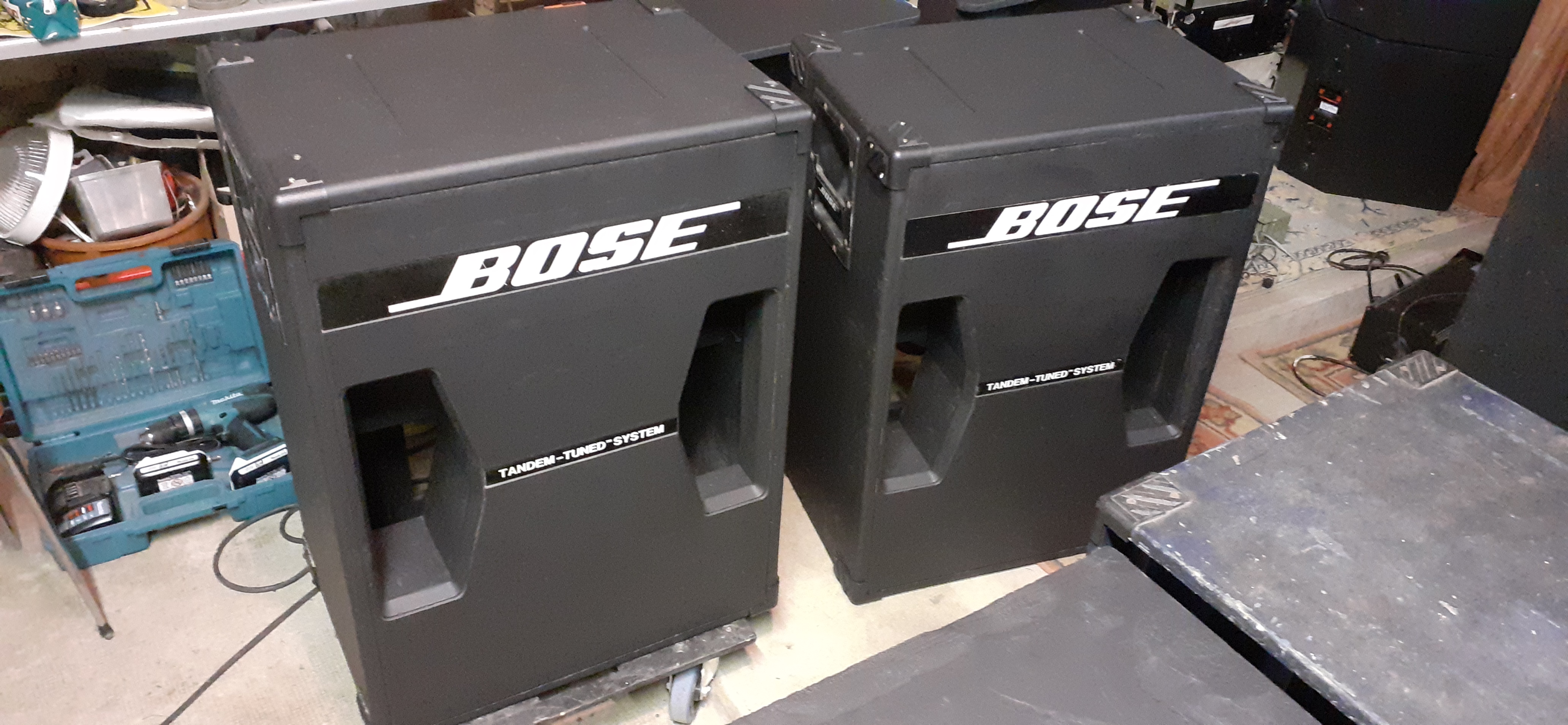 フ8889M☆BOSE 302 Tandem tuned Bass system ボーズ サブ