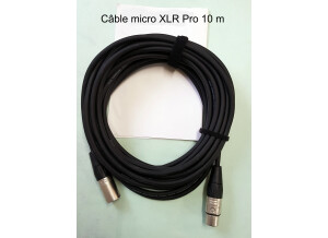 Câble micro XLR Pro 10 m
