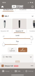 Universal Audio OX Stomp Dynamic Speaker Emulator : UAFX App Mic Controls Universal Audio OX Stomp Dynamic Speaker Emulator : UAFX App Mic Controls
