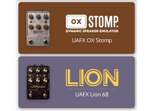 Universal Audio OX Stomp Dynamic Speaker Emulator