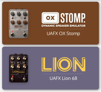 Universal Audio OX Stomp Dynamic Speaker Emulator : UAFX App