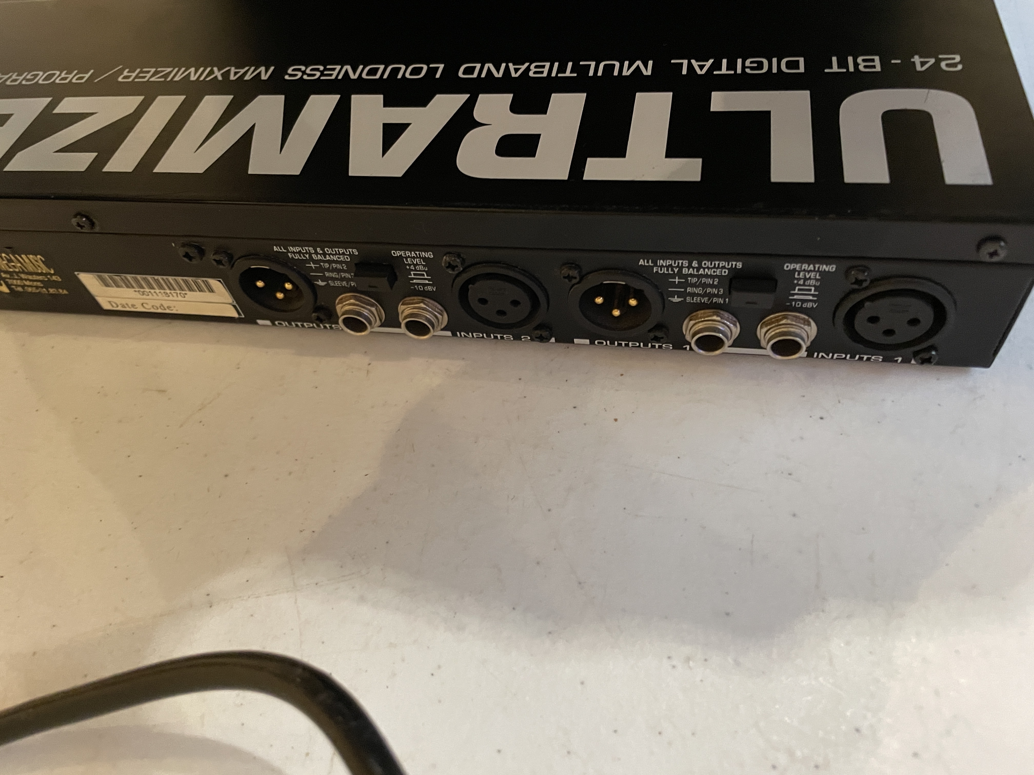 【時間指定不可】 - DSP1400P Pro Ultramizer Behringer DSP1400P Pro Ultramizer 配信機器・PA機器・レコーディング機器