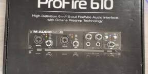 Vente Carte Son Externe M Audio Pro Fire 610