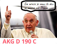 akg-d-190 du Pape