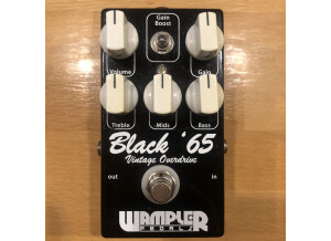 Wampler Pedals Black '65 Vintage Overdrive (29326)