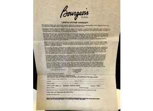 Bourgeois Grand Auditorium DB signature (17490)