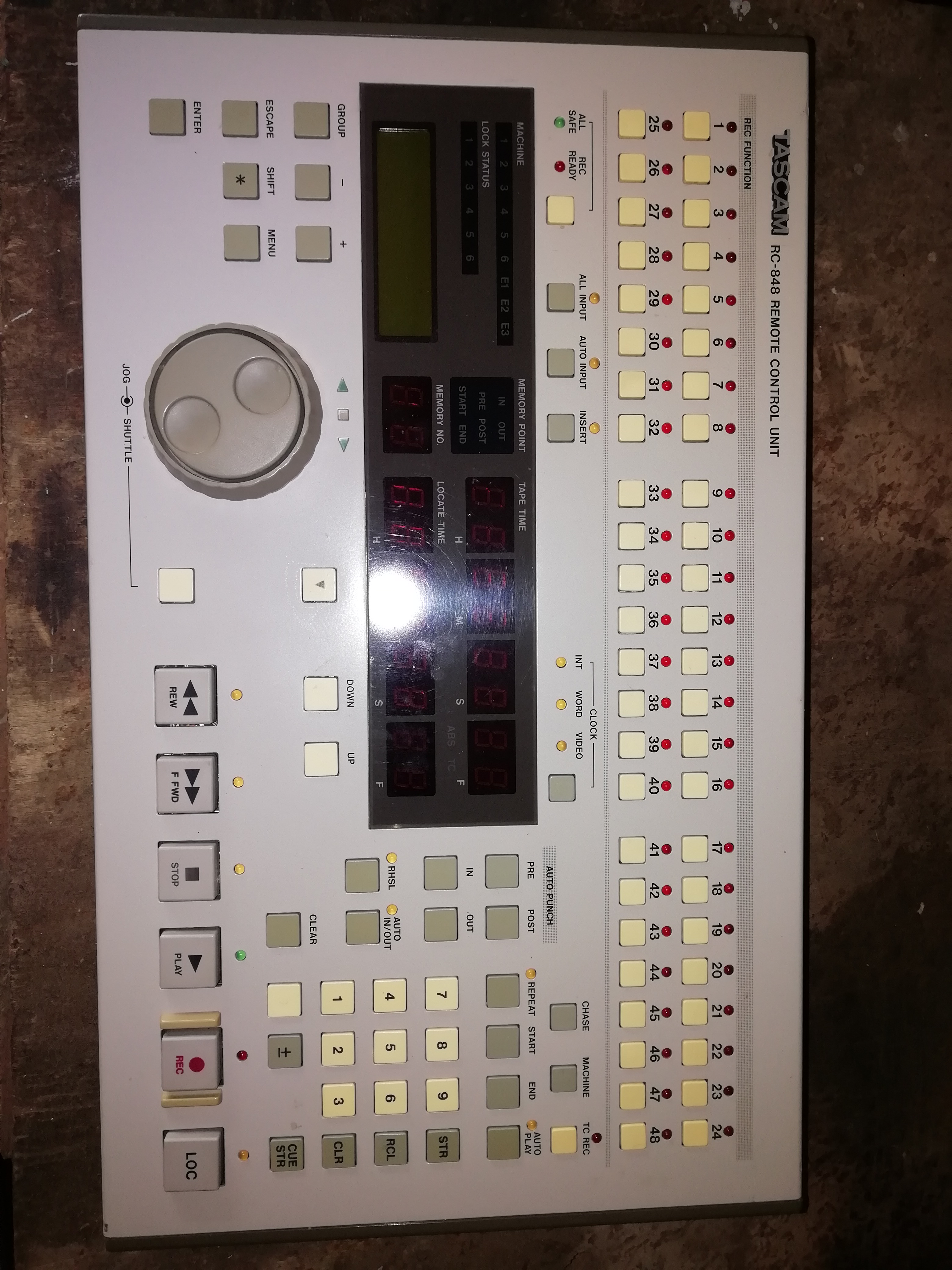 Vend telecomande RC848 tascam