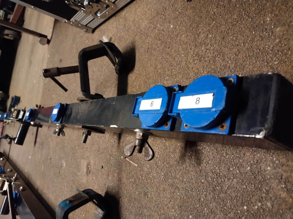 Barre Projecteur harting alu noire