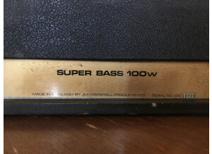 Marshall 1959 JMP Super Bass