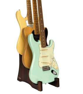Fender Deluxe Wooden 3-Tier Guitar Stand : Deluxe Wooden 3-Tier Guitar Stand