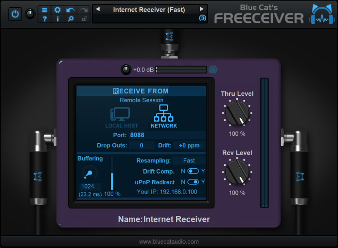 Blue Cat Audio Freeceiver : BlueCatFreeceiver