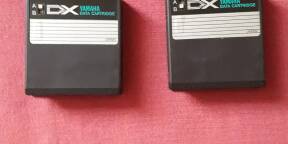 Vends 2 cartouches d'extension pour YAMAHA DX7