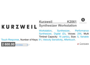 Kurzweil K2061
