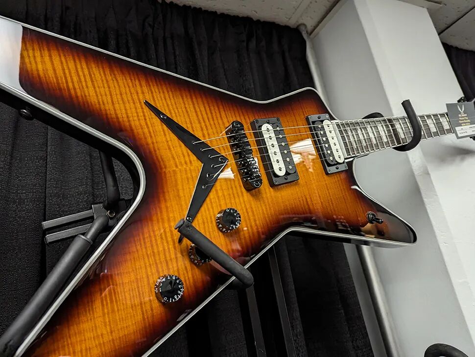 Dean Guitars ML Select Flame Top Trans Brazilia
