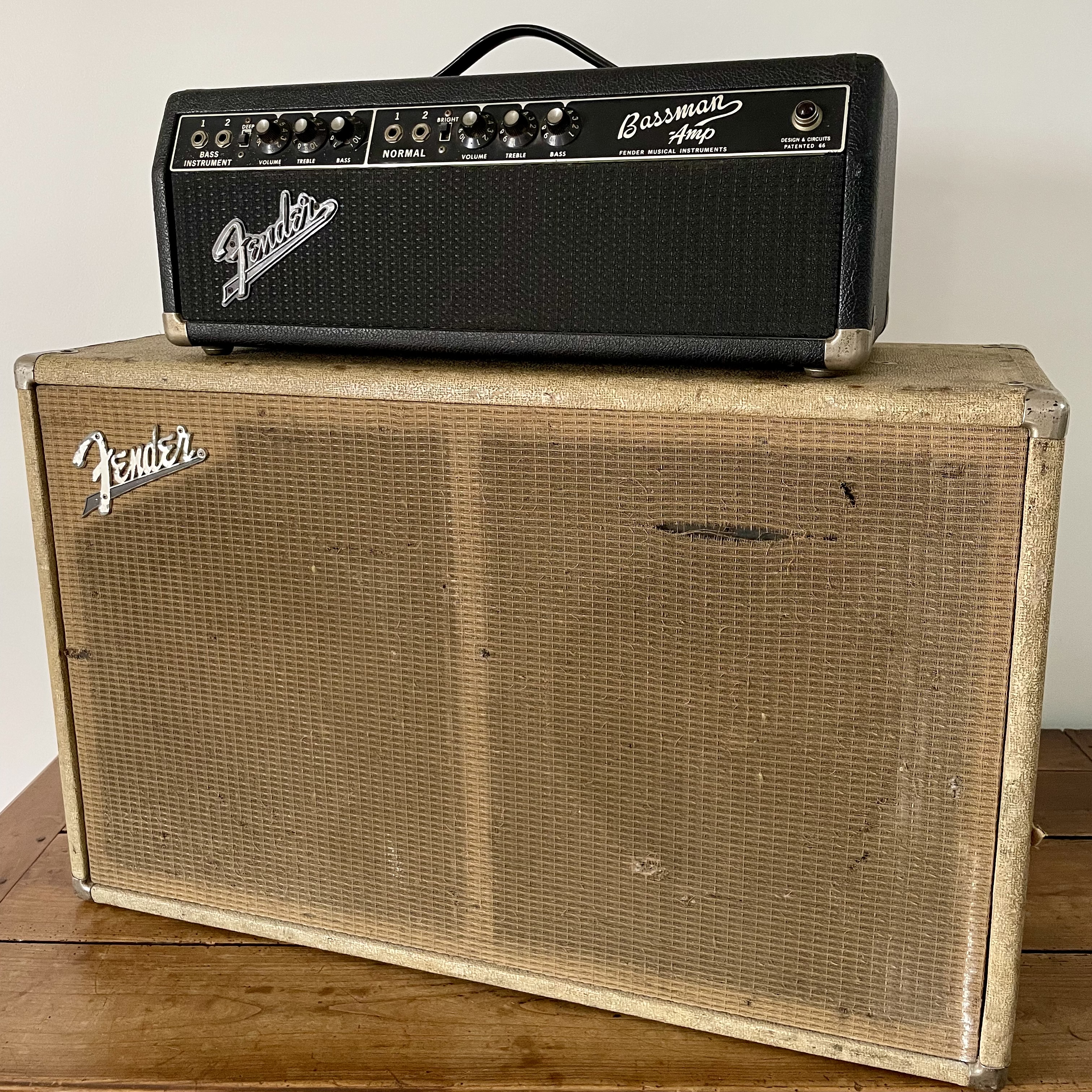 Fender Bassman blackface + Cabinet