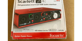 Scarlett Focusrite 2i4 2nd génération 