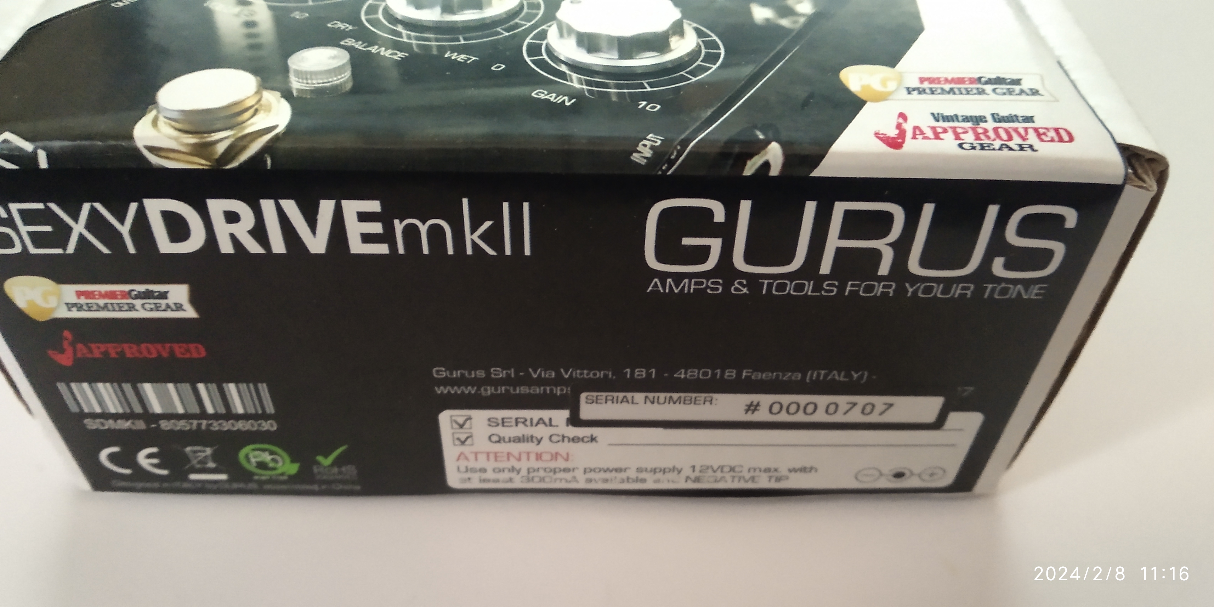 Overdrive boutique Gurus - Sexy Drive MkII