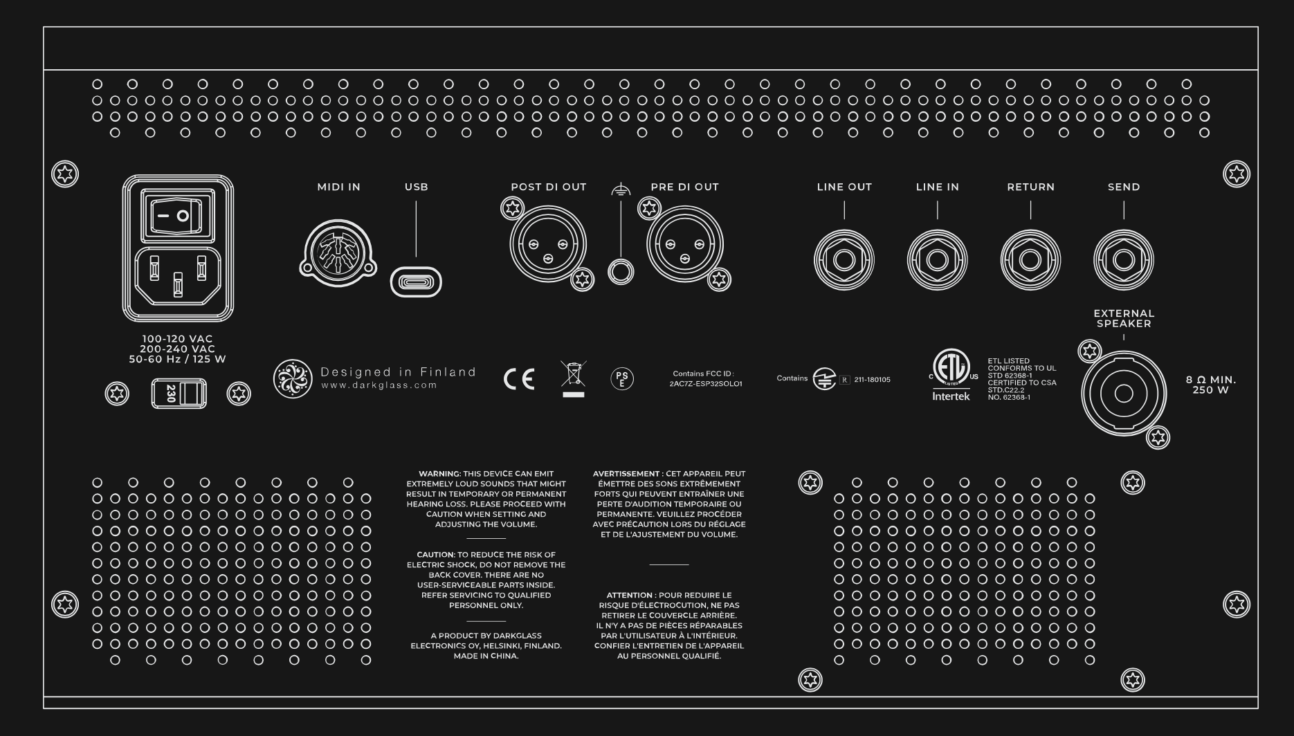 Darkglass Electronics Infinity 500 Combo 210 : Infinity 500 Combo 210REAR