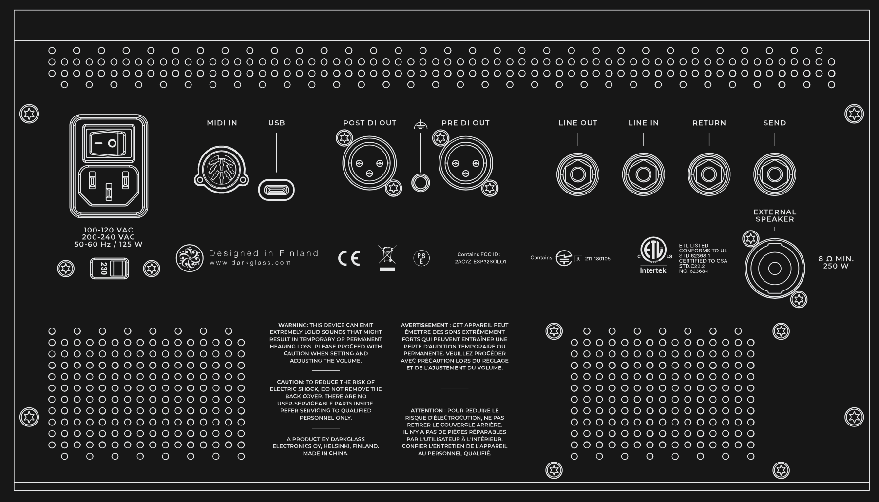 Darkglass Electronics Infinity 500 Combo 112 : Infinity 500 Combo 112REAR