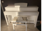 Piano numérique blanc yamaha modèle clavinova CLP535