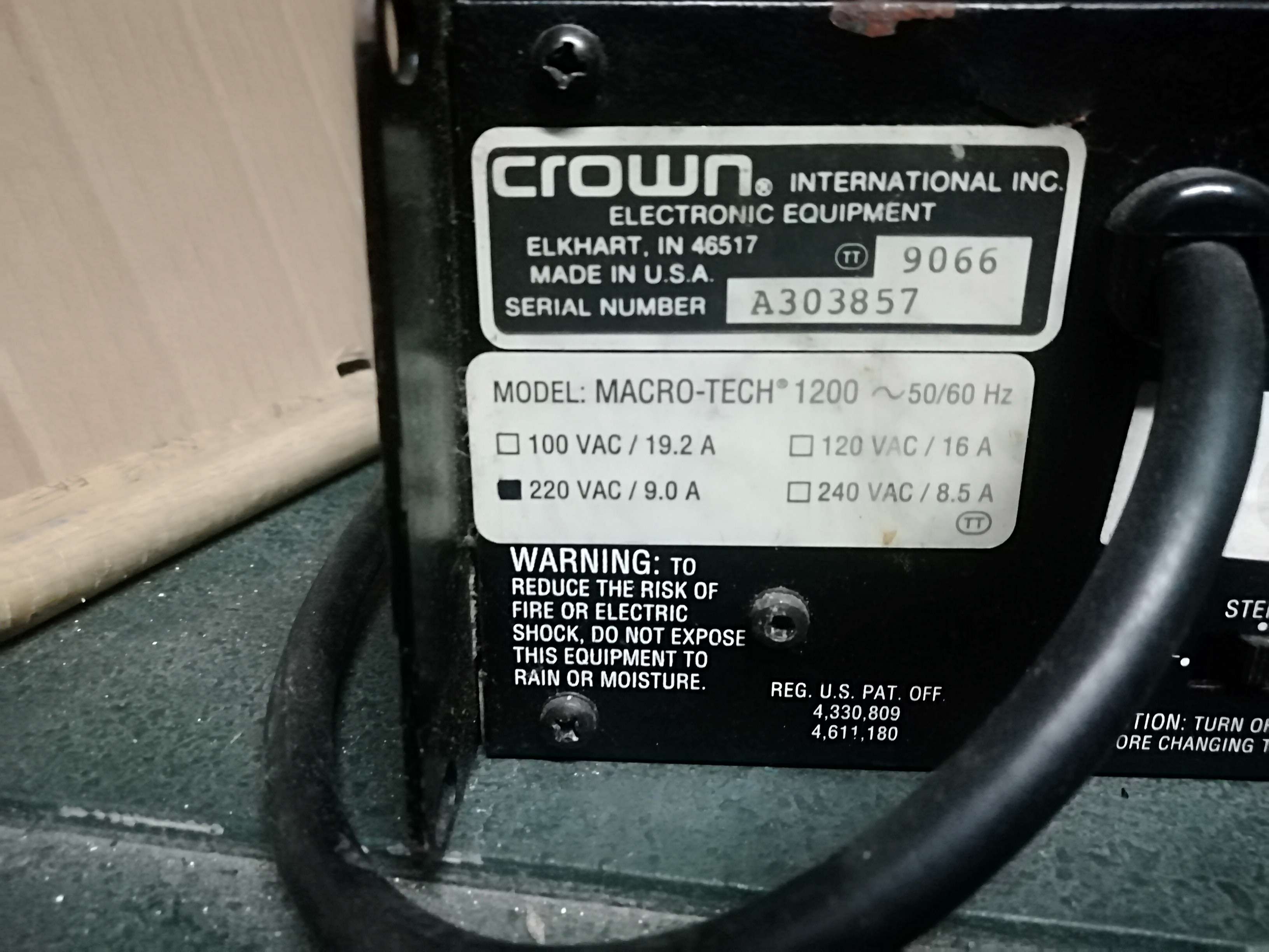 Crown Macro-Tech 1200 (16367)