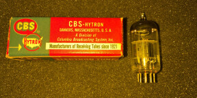 Tube 12ay7 CBS 12v7 NOS vintage   Origine USA in box   Rare 