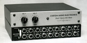 Custom audio electronics (Dual/Stereo mini Mixer)