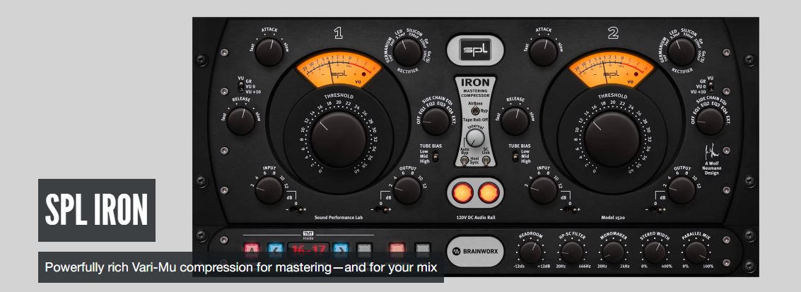 Vends SPL IRON de la marque Brainworx (Plugin Alliance) 