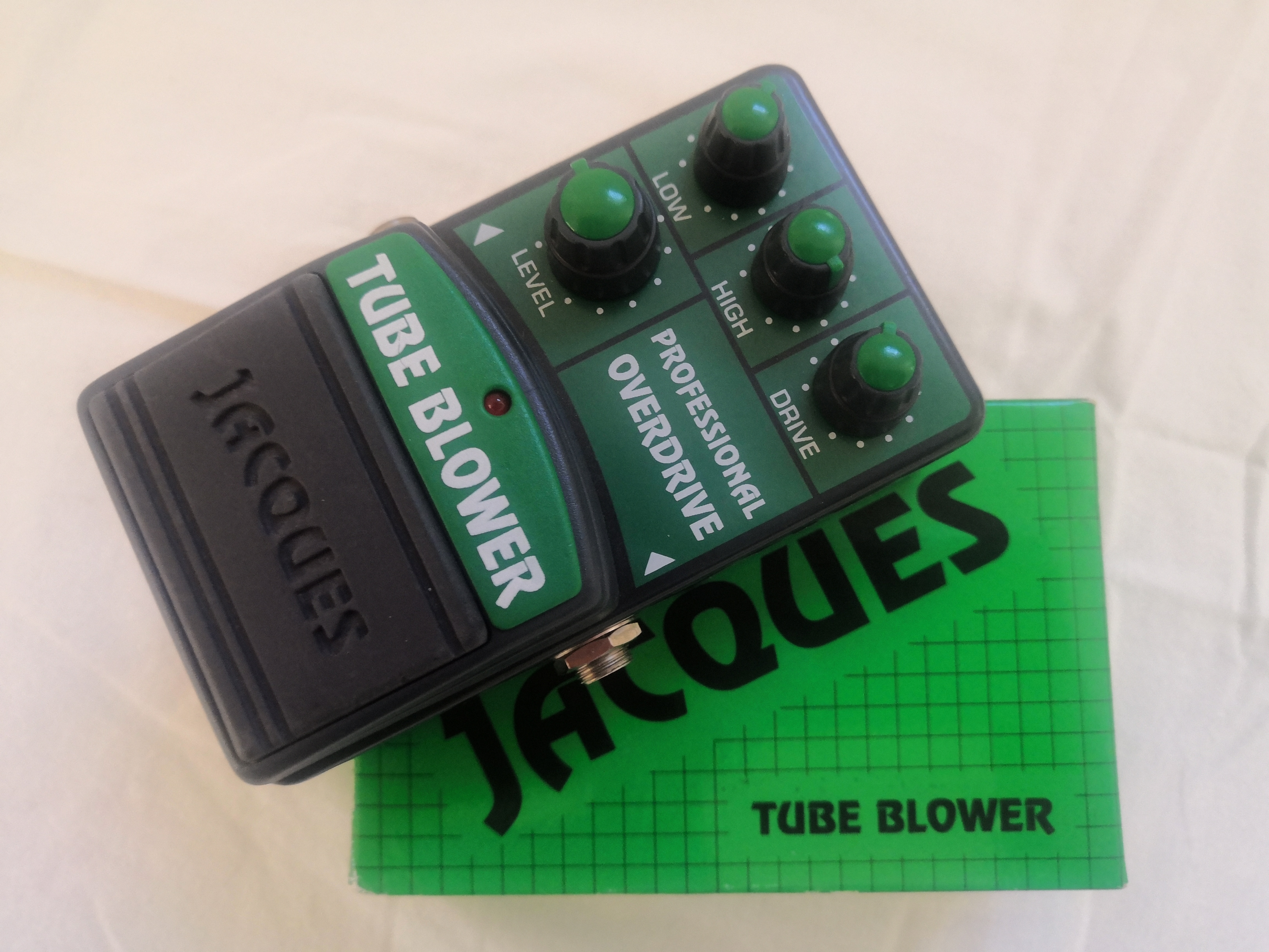 Pédale JACQUES TUBE BLOWER OVERDRIVE distorsion, boost, overdrive, fuzz 