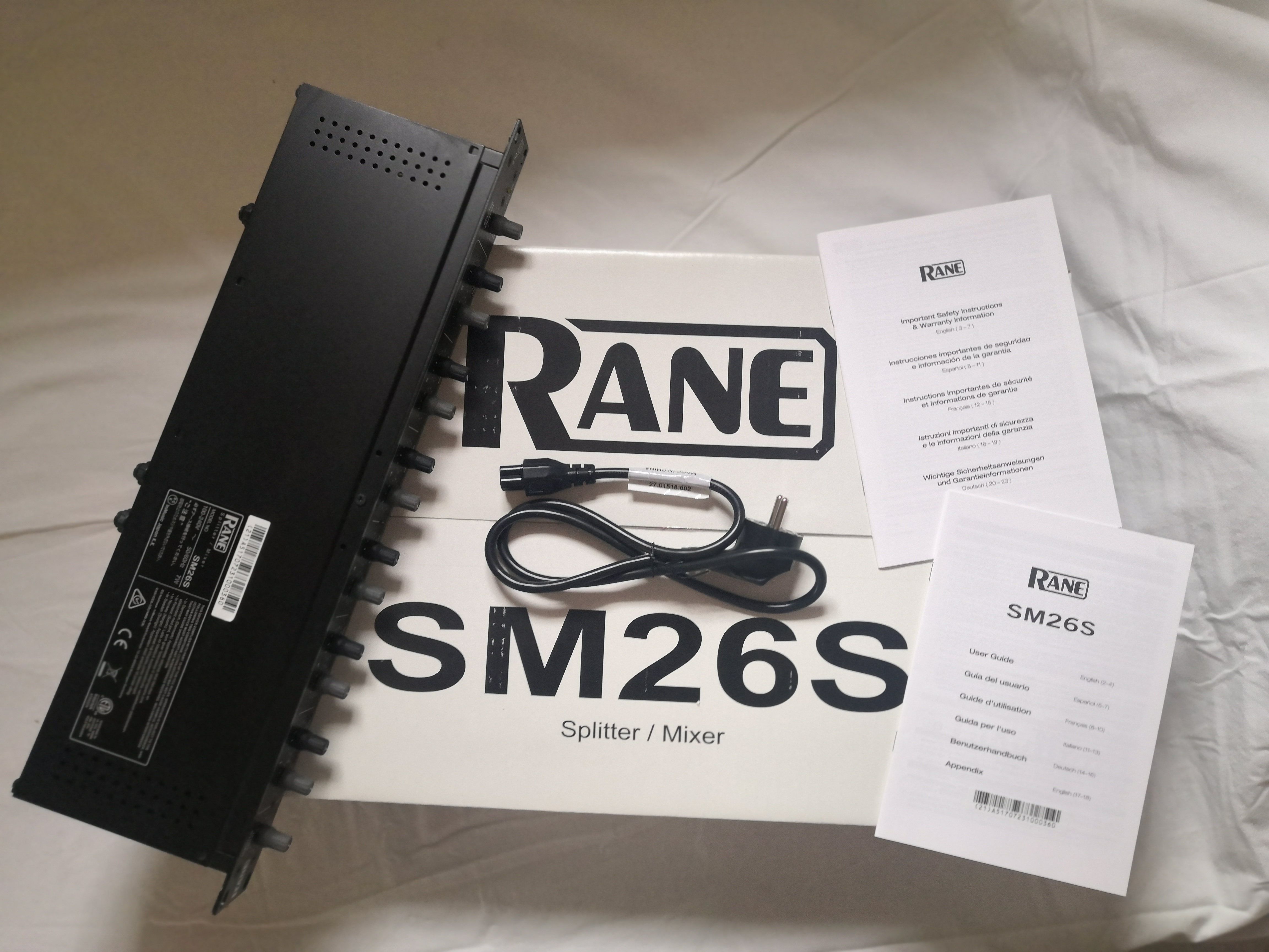 RANE SM26S Splitter Mixer répartiteur mélangeur de signaux 8 entrées 8 sorties