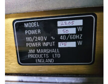 Marshall 2205 JCM800 Split Channel Reverb [1982-1989] (21568)