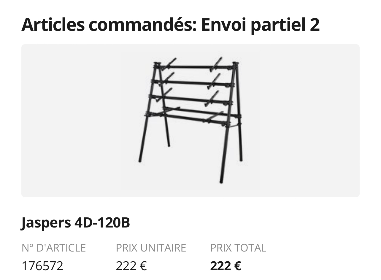 JASPERS Pack avec à ajouts d’éléments